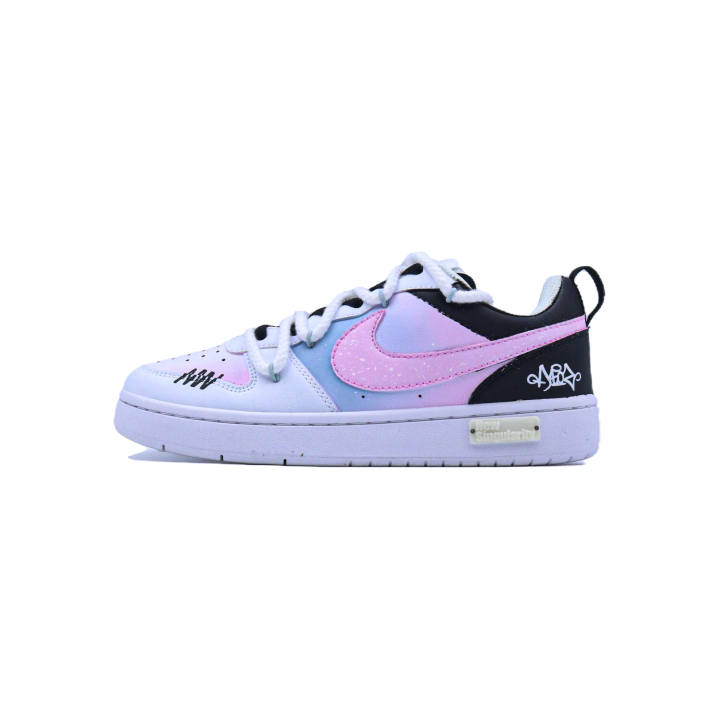 Nike Nike Court Borough Low 2 Low top Kids' Skateboarding Shoes Rose Red Unisex