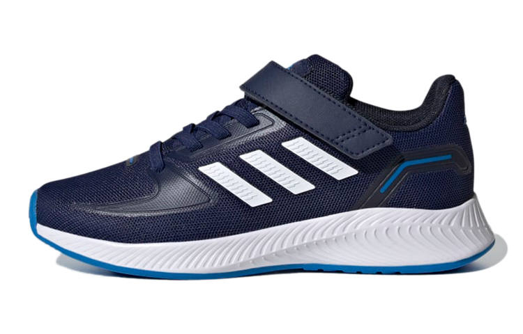 Adidas Adidas Runfalcon 2.0 K Abrasion Resistant Slip Resistant Low top Kids' Running Shoes Navy Blue Kids'