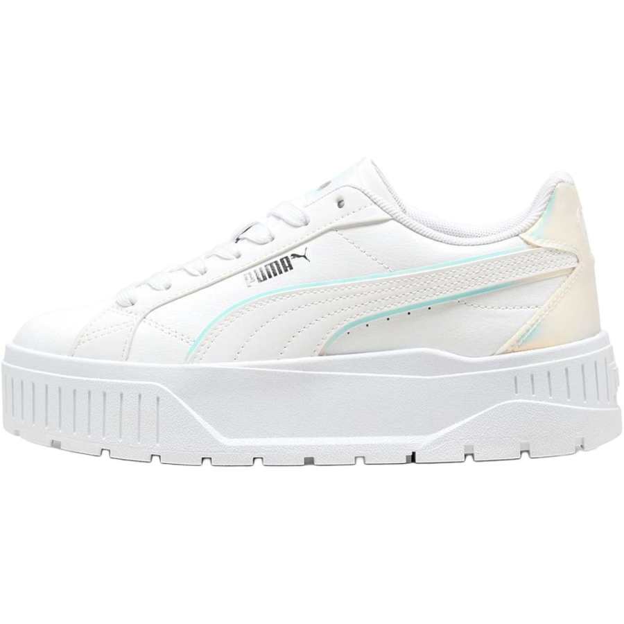 PUMA Karmen II Abrasion Resistant Low top Kids' Skateboarding Shoes White Teenagers