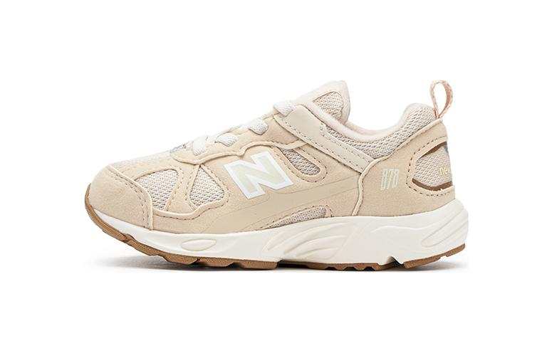 New Balance New Balance NB 878 Cushioning, Wear Resistant Low top Toddler Shoes Beige White Brown Infant And Toddler