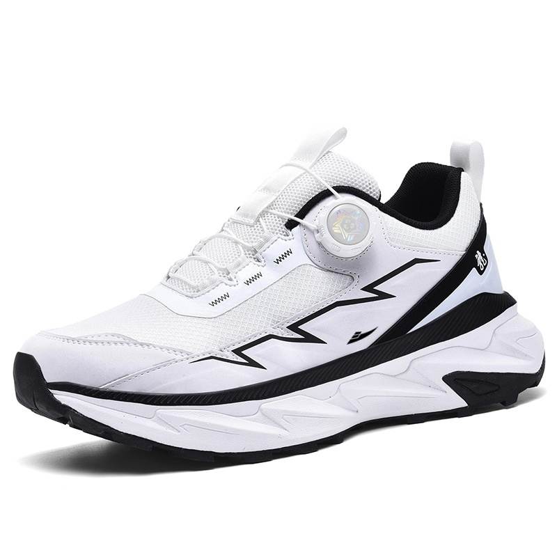 KUDING Cushioning Slip Resistant Abrasion Resistant Breathable Lightweight Running Shoes Men's