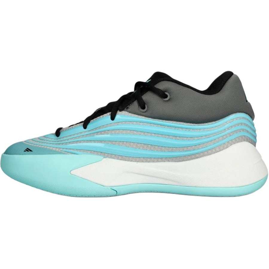 Adidas Adidas Dame 10 Abrasion Resistant Breathable Low top Children's Basketball Shoes Blue Kids'