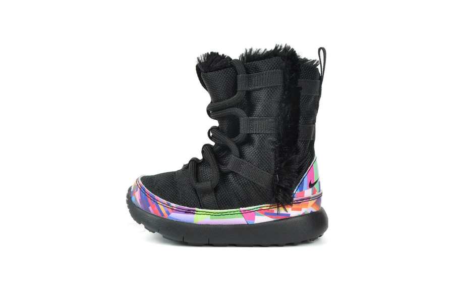 Nike Nike Roshe One Slip Resistant Abrasion Resistant High top Toddler Shoes Black Infant And Toddler