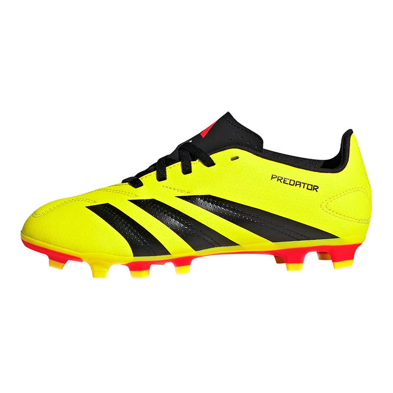 Adidas Adidas Predator CLUB Soft And Comfortable Slip Resistant Slip Resistant Low top Kids' Soccer Shoes Yellow Black Kids'
