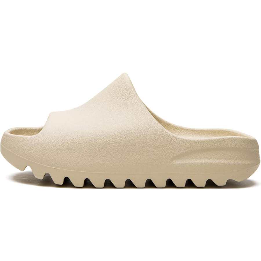 Adidas Originals Yeezy Slide Slip Resistant Abrasion Resistant Kids' Home Slippers Ecru