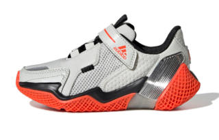 Adidas 4Uture Slip Resistant Slip Resistant Low top Kids' Running Shoes Gray Children Aged 3 7 Years Old