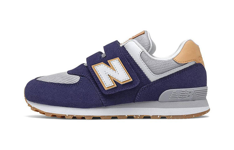 New Balance New Balance Cushioning, Wear Resistant Low top Kids Lifestyle Shoes Blue Yellow Gray Children Aged 3 7 Years Old