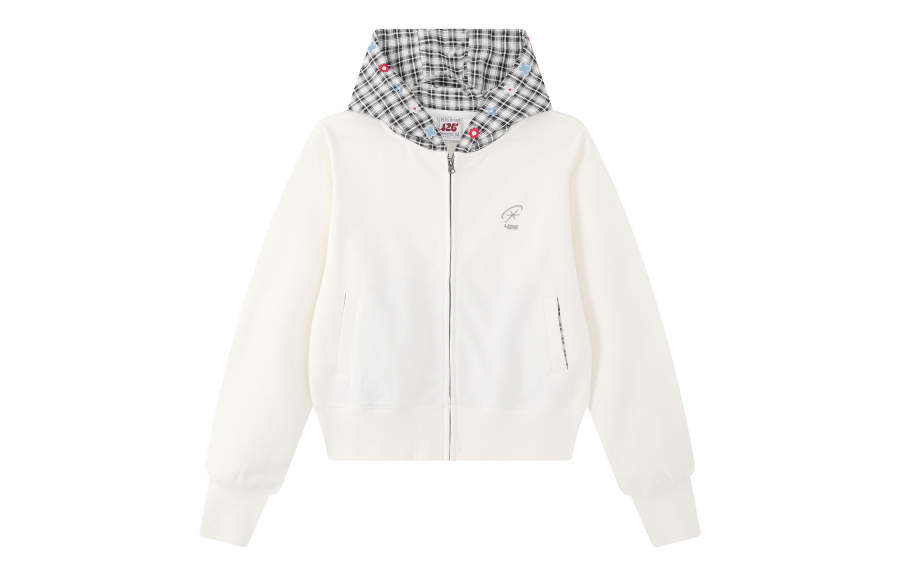 F426 Sweatshirts Women's Hooded Moderate Cardigan