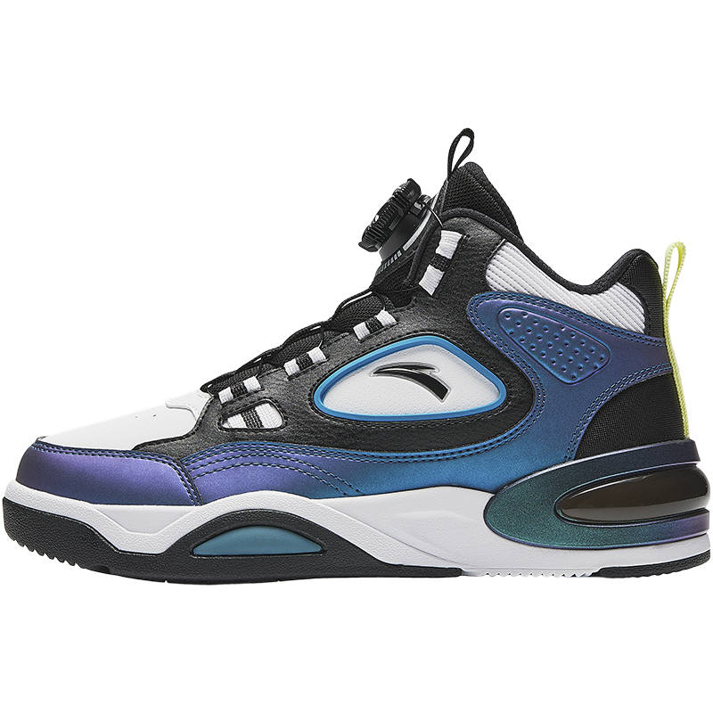 Antakids High top Skateboard Shoes White Black Blue Teenagers