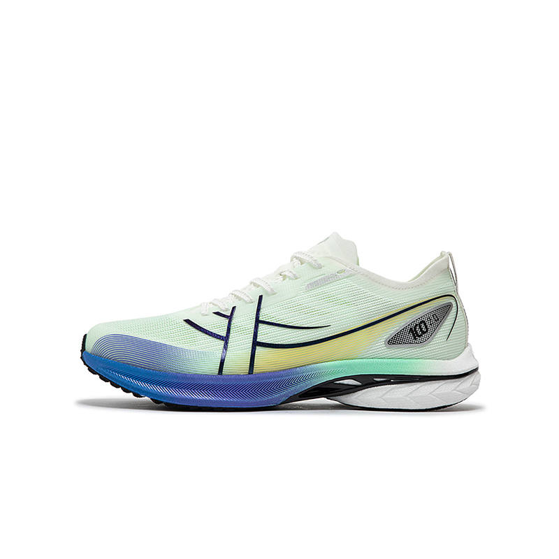 XTEP 100 2.0 Low top Running Shoes New White Periwinkle Blue Teenagers