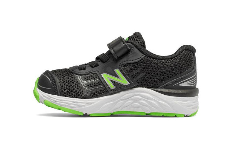 New Balance New Balance Comfortable Cushioning Abrasion Resistant Breathable Low top Toddler Shoes Black Green Infant And Toddler