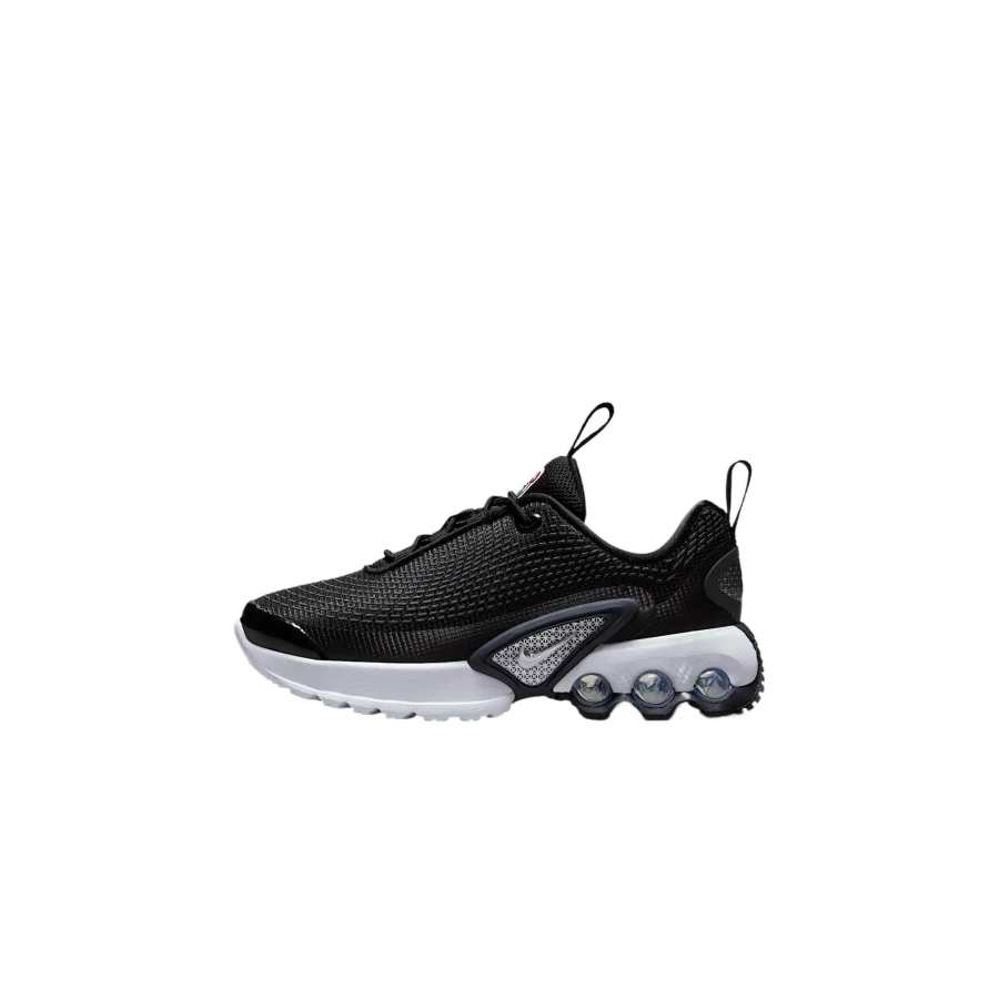 Nike Nike Air Max Dn Mesh Comfortable Low top Kids' Running Shoes Black White Kids'