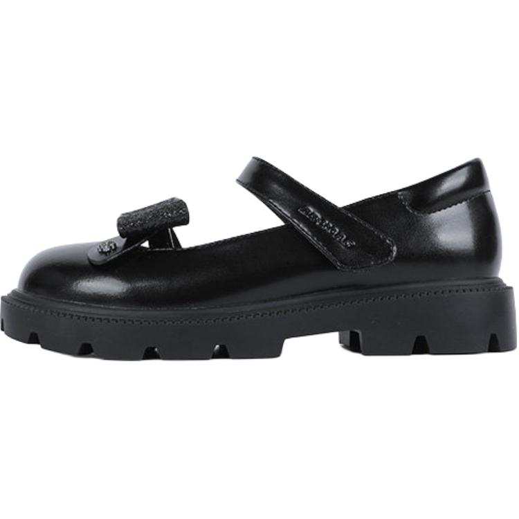 Dr.Kong Slip Resistant Abrasion Resistant Low top Kids' Leather Shoes Black Kids'
