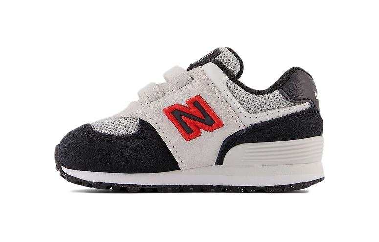 New Balance Baby New Balance NB 574 Abrasion Resistant Breathable Low top Toddler Shoes Black White