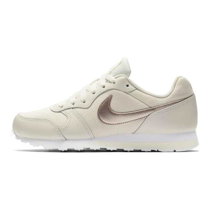 Nike Nike MD Runner 2 Slip Resistant Abrasion Resistant Low top Kids' Running Shoes White Teenagers