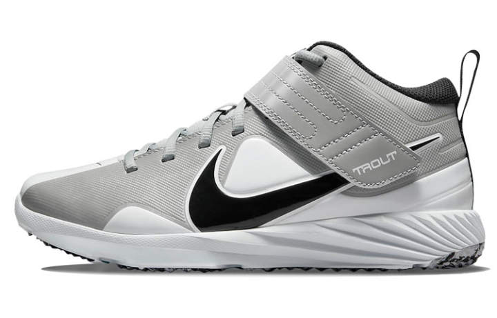 Nike Nike Force Trout 7 Force Trout 7 Turf Slip Resistant Cushioning Abrasion Resistant Kids' Training Shoes Gray Kids'