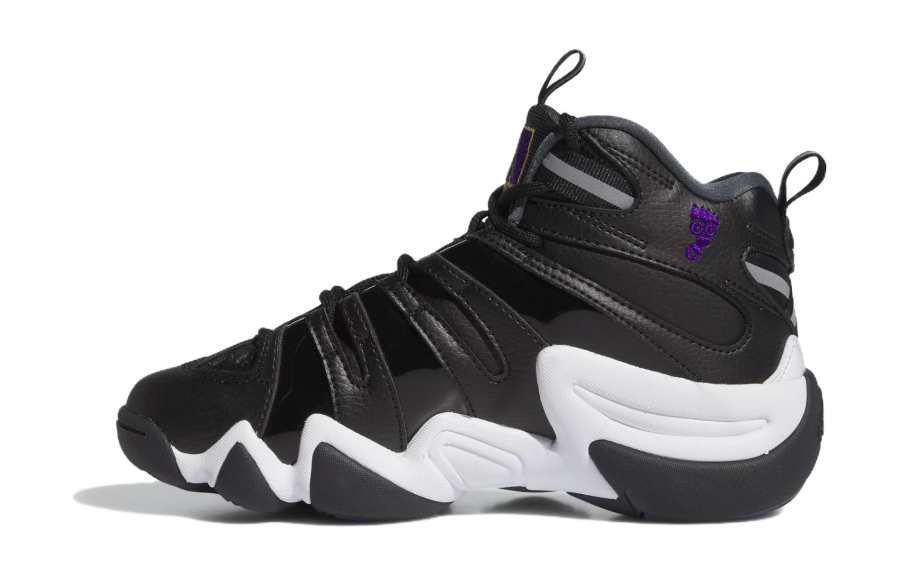 Adidas Originals Adidas Crazy 8 Core Black Regal Purple Cloud White GS