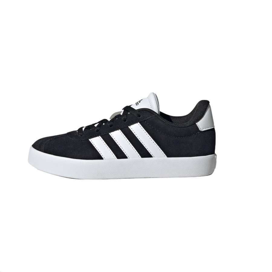 Adidas Adidas GRAND COURT ALPHA Cushioning Abrasion Resistant Low top Kids' Skateboarding Shoes Black White Kids'