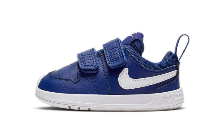 Nike Nike Pico 5 Hook and loop Low top Toddler Shoes Blue White Infant And Toddler