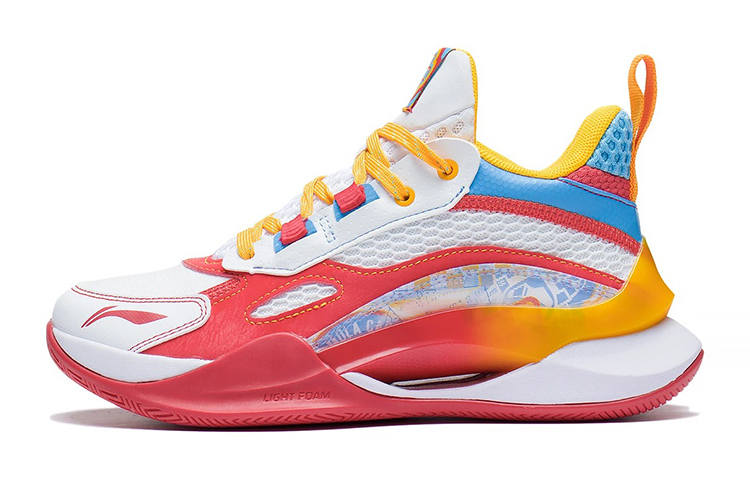 Li-Ning YOUNG Li Ning YOUNG Avant Garde Ling TEAM 2.5 Slip Resistant Cushioning Abrasion Resistant Breathable Rebound Mid top