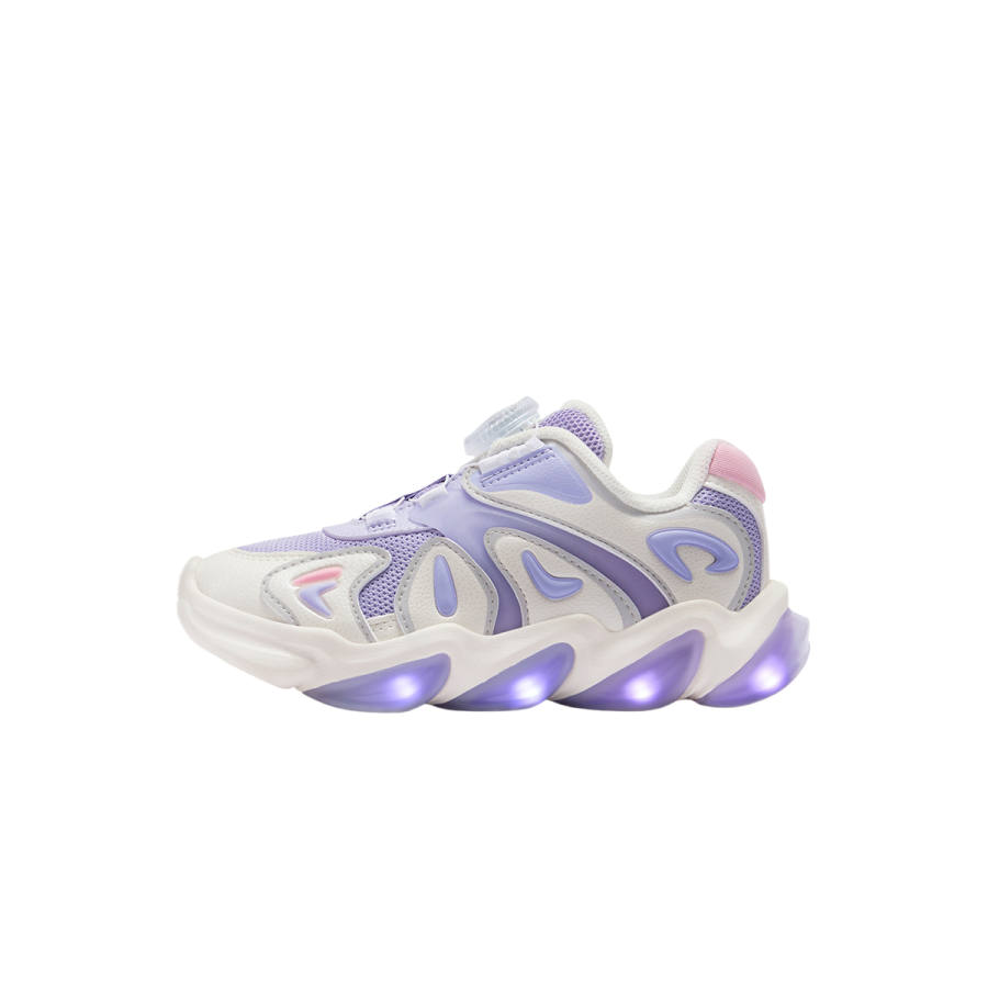 FILA KIDS Flash Shoes Textile, Synthetic Leather Cushioning Low top Kids Lifestyle Shoes Kids'