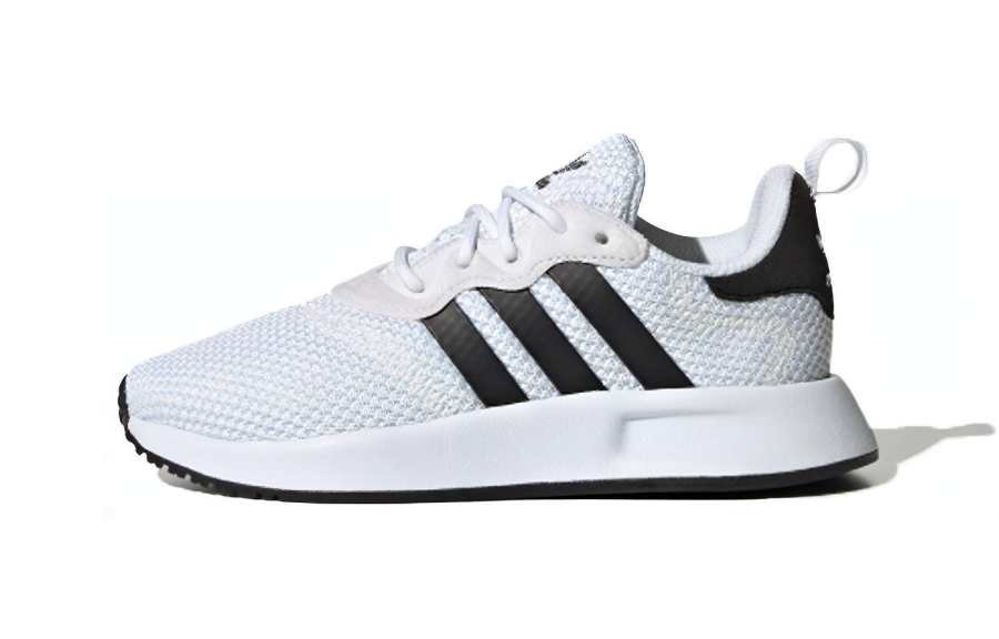 Adidas Originals X_PLR S Abrasion Resistant Low top Kids Lifestyle Shoes White Black Children Aged 3 7 Years Old