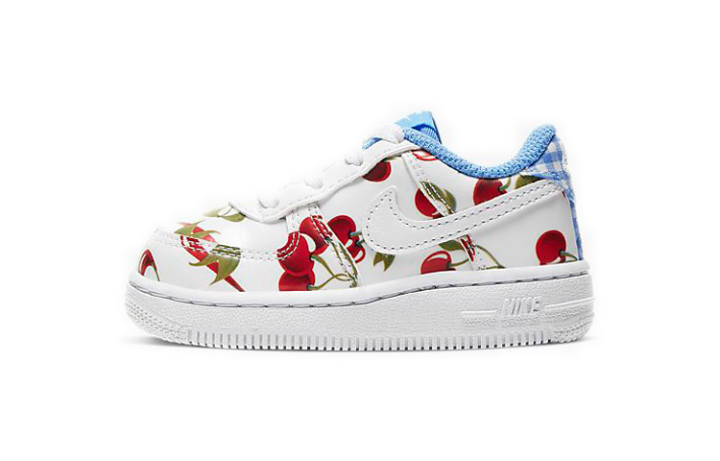 Nike Nike Air Force 1 LV8 Low top Toddler Shoes White Blue Infant And Toddler