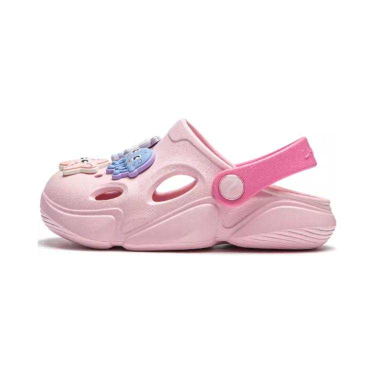 Li-Ning YOUNG Li Ning YOUNG Sports Life Collection Cushioning Abrasion Resistant Children's Sandals Peach Pink