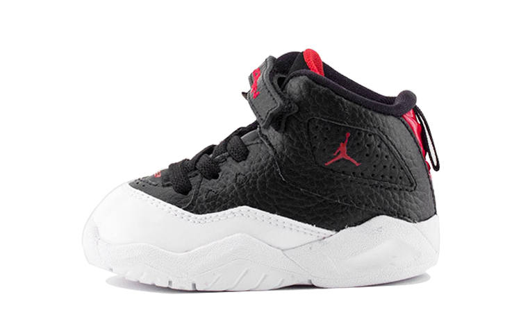 Jordan Jordan B'Loyal Abrasion Resistant Mid top Toddler Shoes Black Red Infant And Toddler