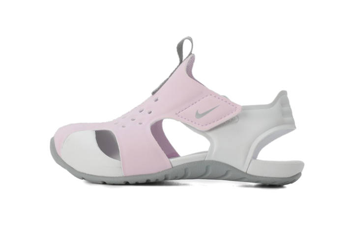 Nike Nike Sunray Protect 2 Synthetic Leather Comfortable Low top Toddler Shoes Pink White Baby