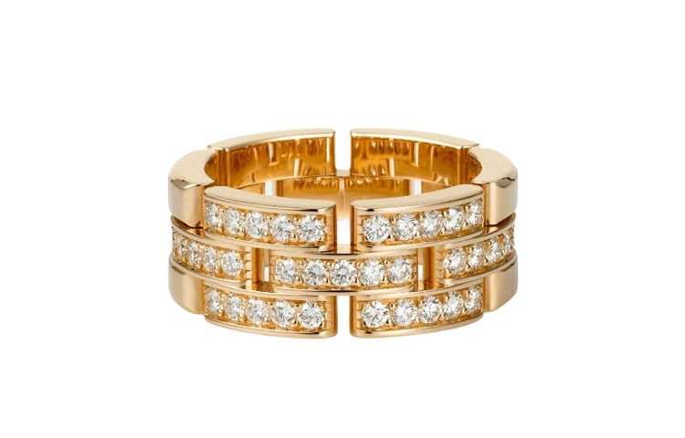 Cartier 18kt Yellow Gold Maillon Panthere Diamond Ring
