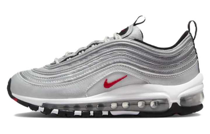 Nike Nike Air Max 97 Cushioning Low top Running Shoes Silver Gray Bullet Unisex