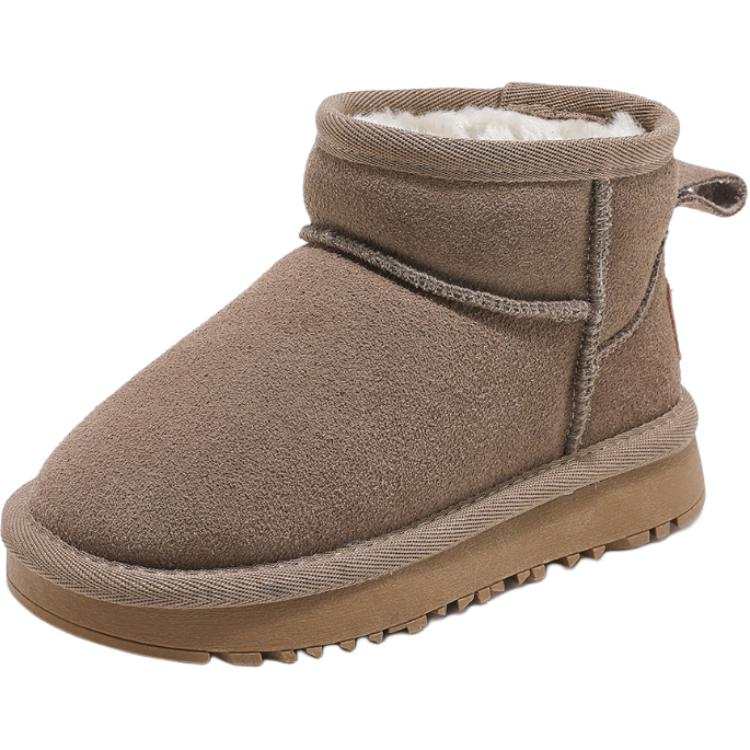 ABC KIDS Slip Resistant Anti Kick Abrasion Resistant Thermal High top Kids' Boots Khaki Kids'