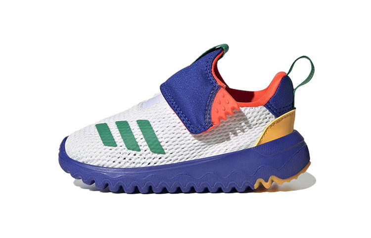 Adidas Adidas Suru365 Slip on Low top Casual Shoes Blue Orange Infant And Toddler