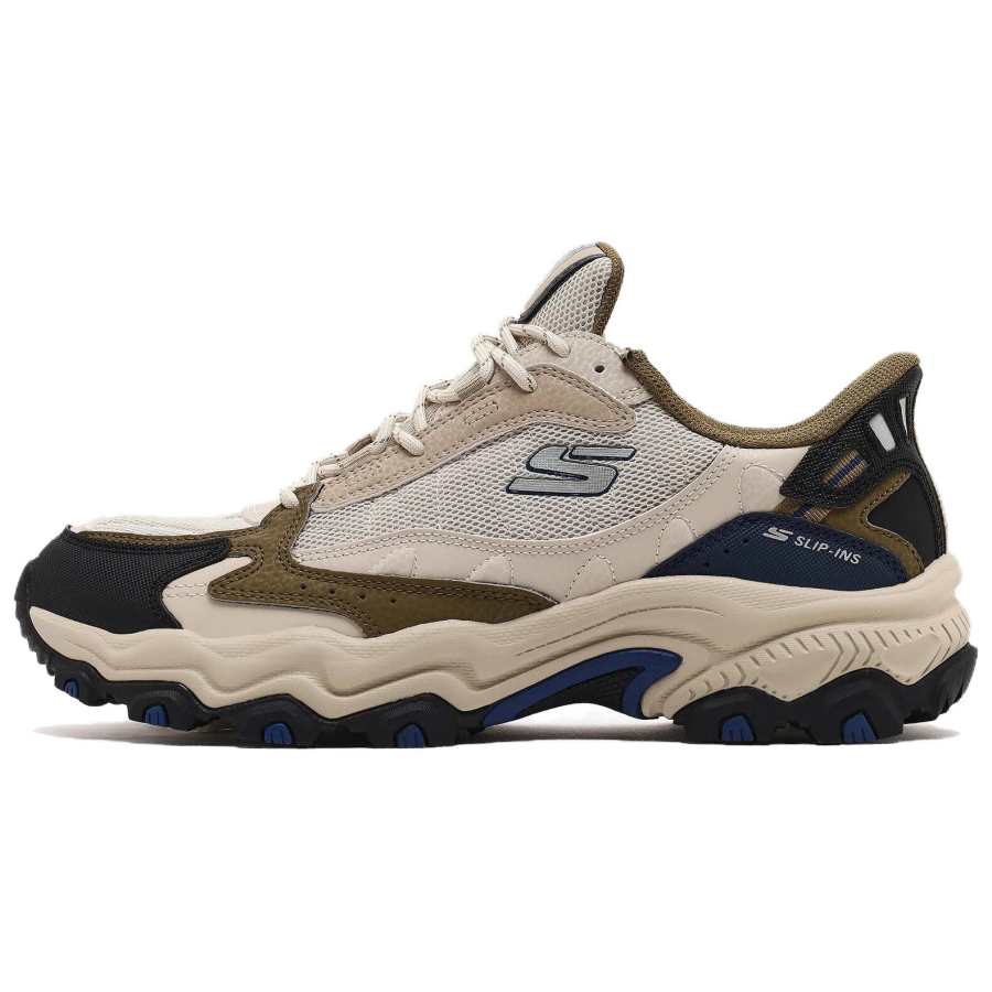 Skechers Cushioning Slip Resistant Abrasion Resistant Breathable Grip Low top Mountaineering Shoes Men's Taupe