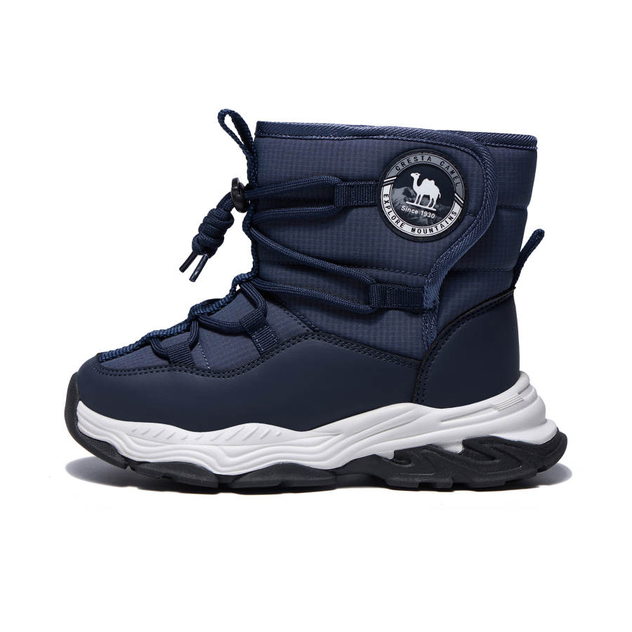 CAMEL Fleece Lined Thermal, Comfortable Casual Slip Resistant Abrasion Resistant High top Insulated Boots Kids'