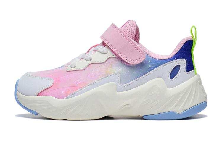 Li-Ning YOUNG Li Ning YOUNG Night Elf 3.0 Glow in The Dark Cushioning Rebound Low top Kids' Running Shoes Pink Kids'