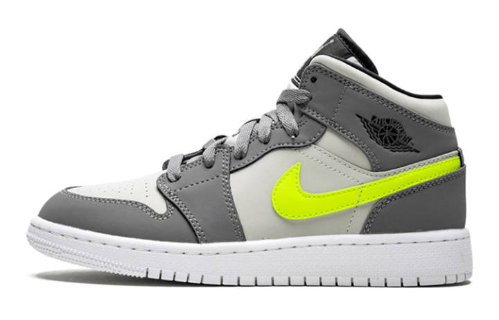 Jordan Jordan 1 Mid GS Gun Smoke Volt