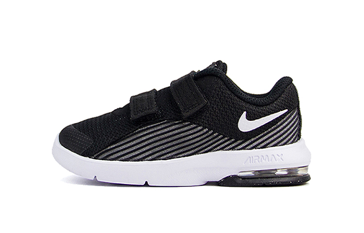 Nike Nike Air Max Advantage 2 Hook and loop Abrasion Resistant Low top Toddler Shoes Black White Infant And Toddler