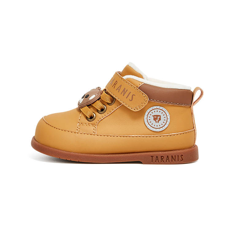 TARANIS Thermal Mid top Toddler Shoes Yellow Children Aged 3 7 Years Old