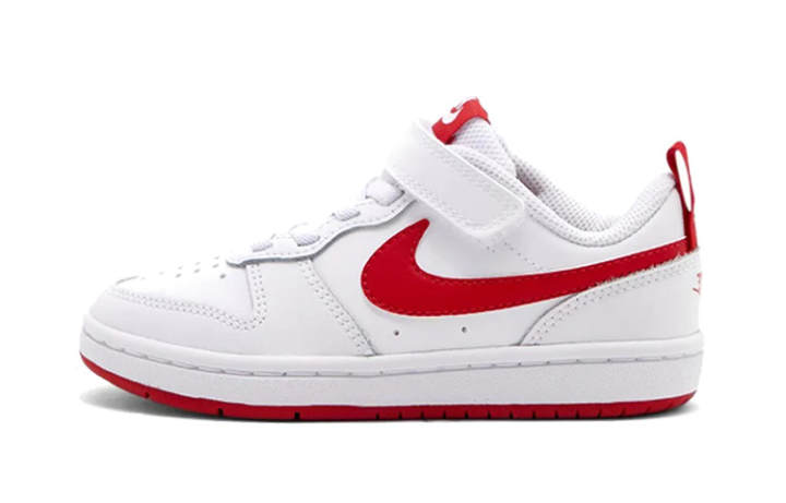 Nike Nike Low 2 Slip Resistant And Breathable Low top Kids' Skateboarding Shoes Red White Kids'
