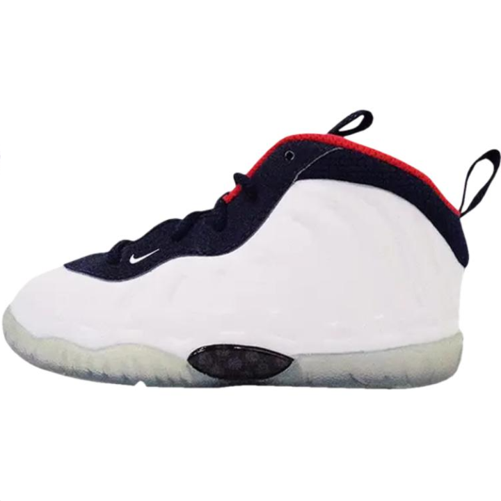Nike Nike Little Posite One Abrasion Resistant Mid top Toddler Shoes White Infant And Toddler