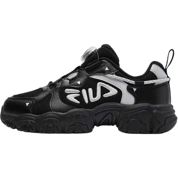 FILA KIDS Fila Cat Paw Anti Kick And Abrasion Resistant Low top Kids' Running Shoes Black