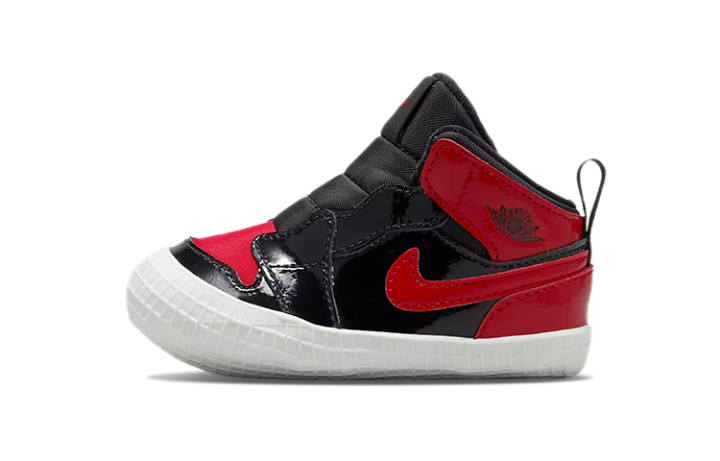 Jordan Jordan 1 Crib Bootie Bred Patent I