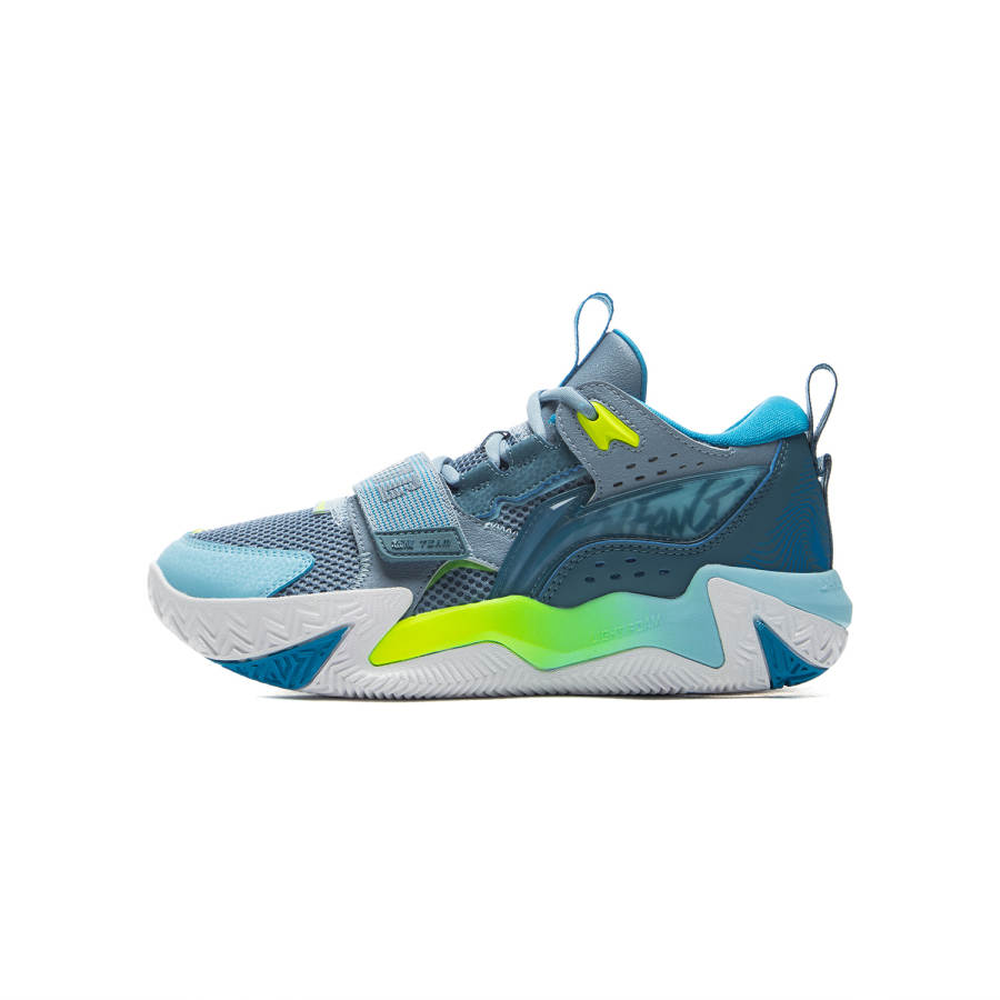 Li-Ning YOUNG Li Ning YOUNG Basketball Low top Children's Basketball Shoes Pale Gray Blue/Dark Blue/Breeze Blue Kids'