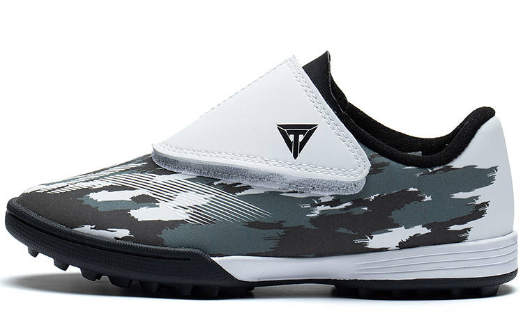 Li-Ning YOUNG Li Ning YOUNG Synthetic Leather Low top Kids' Soccer Shoes Black White Kids'