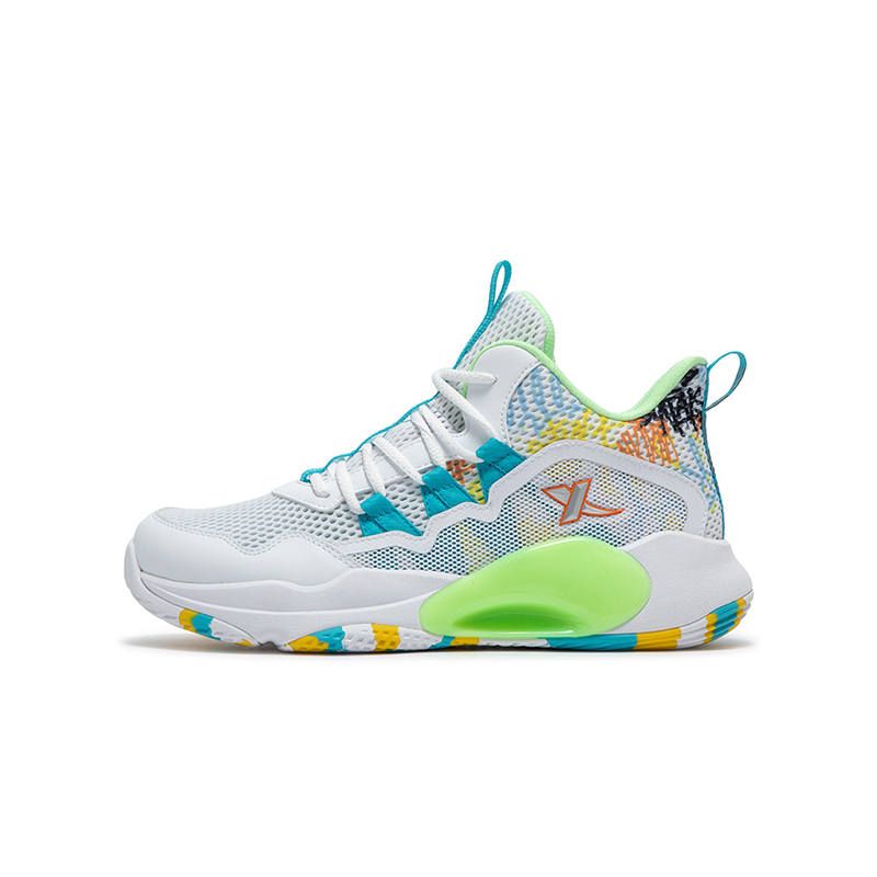 XTEP Fabric Slip Resistant Abrasion Resistant Slip Resistant Abrasion Resistant Low top Basketball Shoes