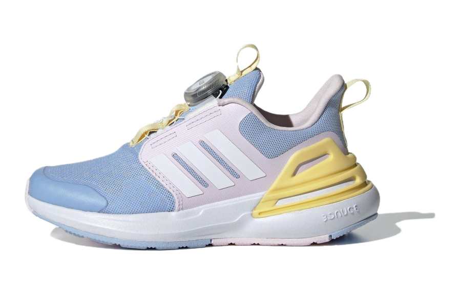 Adidas Adidas Rapidasport BOA Cushioning, Wear Resistant Low top Kids' Running Shoes Blue Pink Kids'