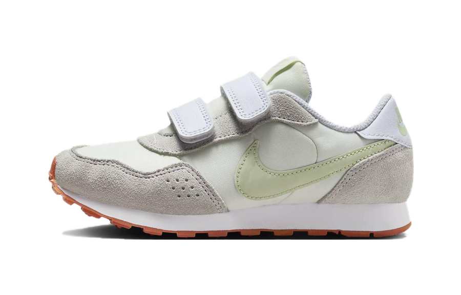 Nike Nike MD Valiant Cushioning Abrasion Resistant Breathable Low top Kids' Running Shoes Gray Green