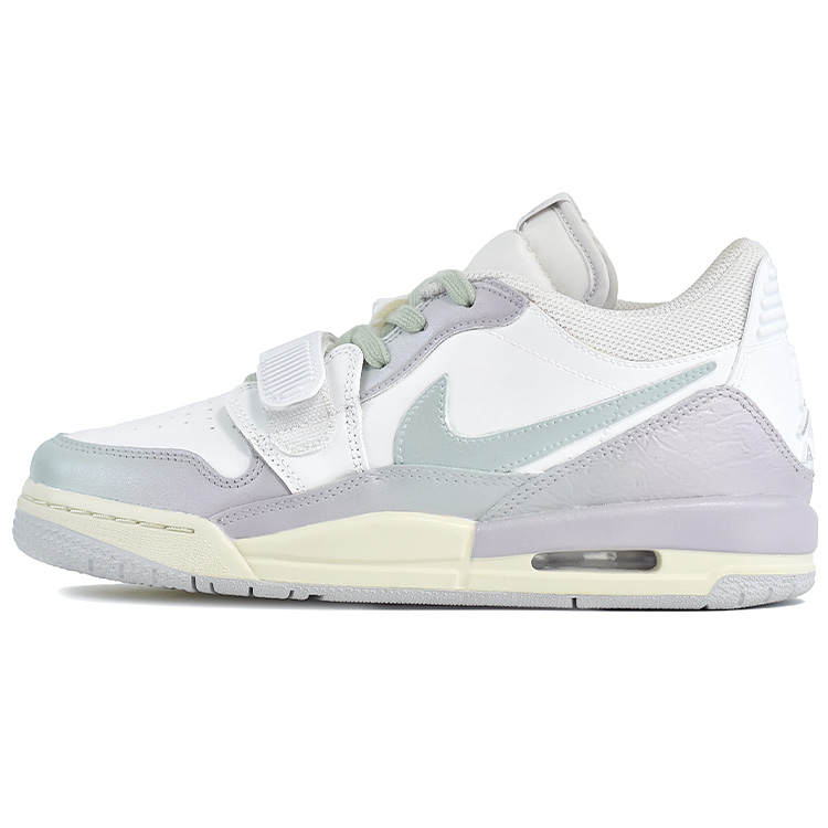 Jordan Jordan Legacy 312 Low Slip Resistant Shock Absorbers Low top Children's Basketball Shoes Cream Cyan Purple Teenagers